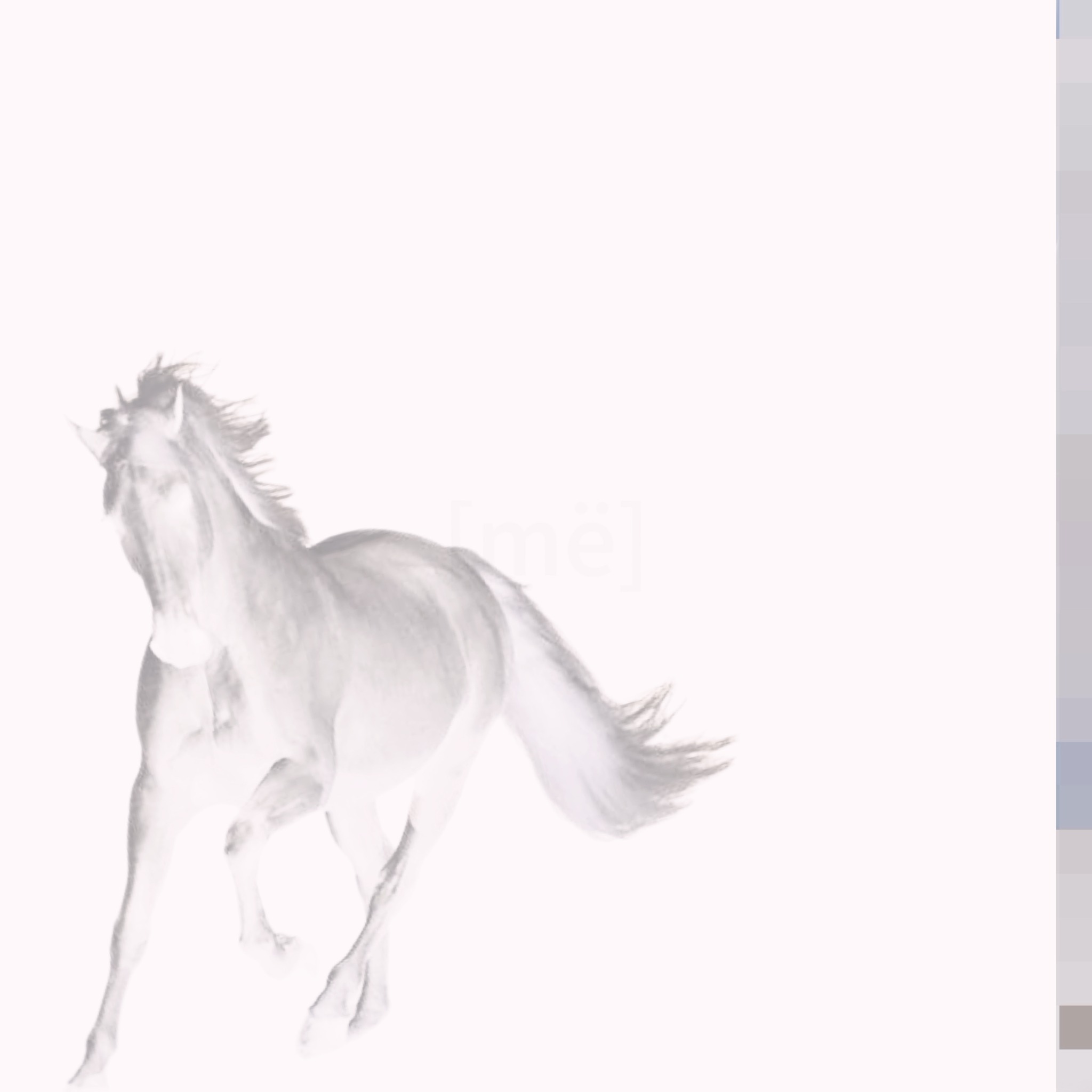 Më album cover — white horse